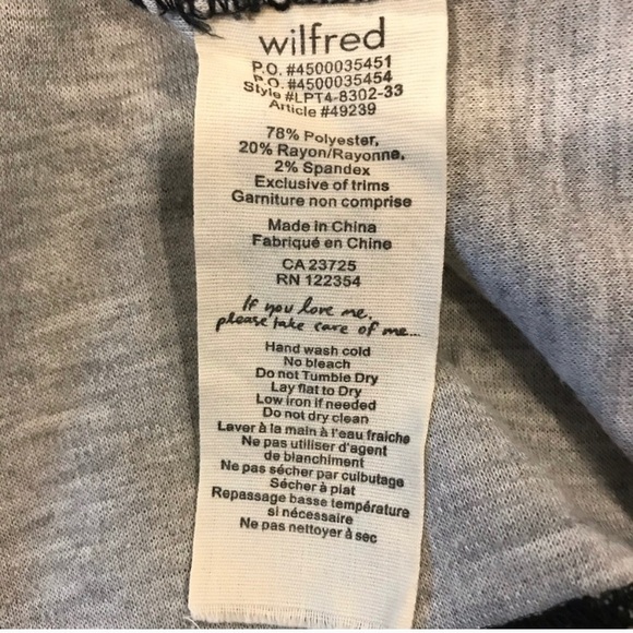 Wilfred mignonne dress lace sz medium black white - Picture 3 of 10